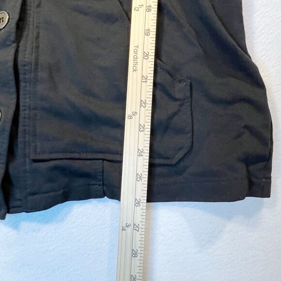 NEU Look Women's Jacket Long Sleeve Pockets Size 1X Black Collared - Picture 11 of 12
